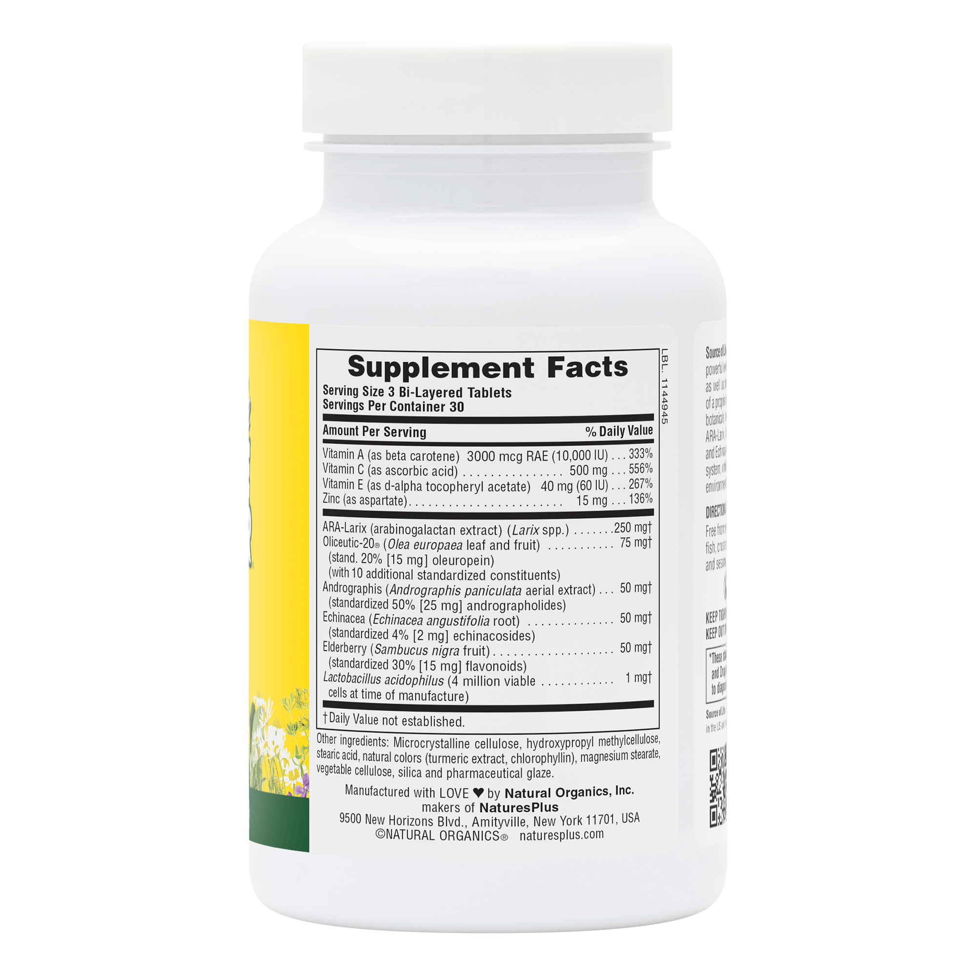 Source of Life® Immune Booster Bi-Layered Tablets - 90 Count