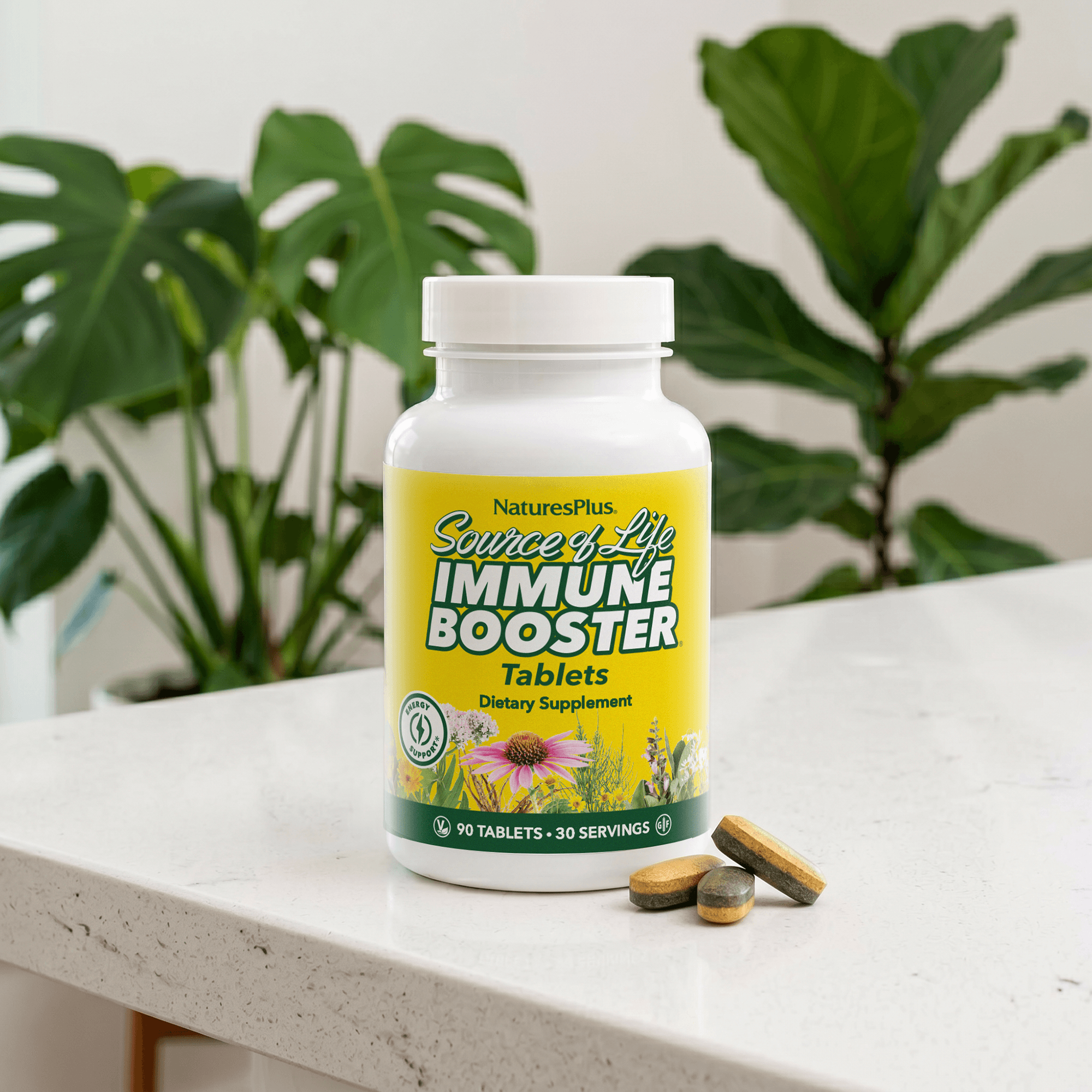 Source of Life® Immune Booster Bi-Layered Tablets - 90 Count