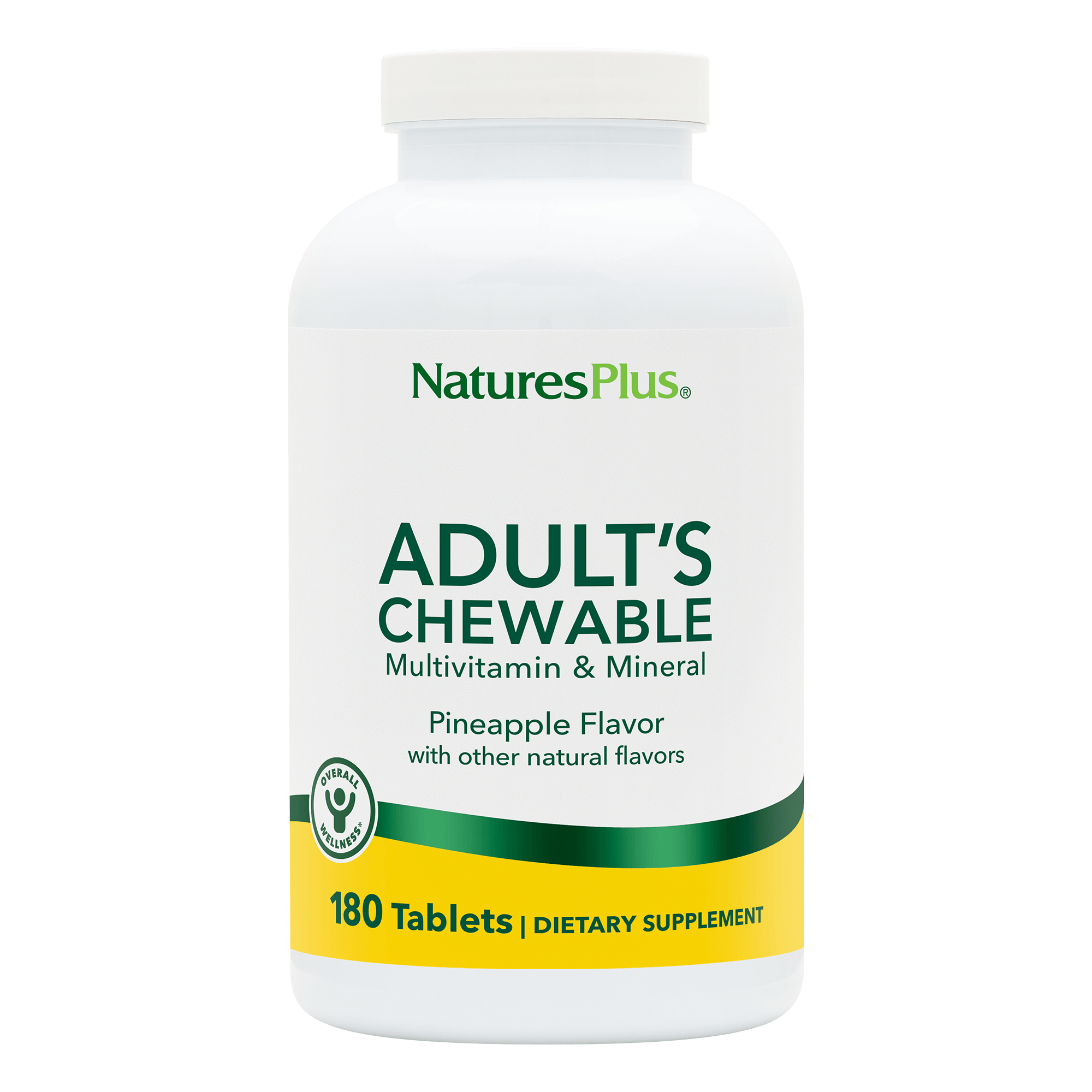 Adult's Multivitamin Chewables – Pineapple - 180 Count