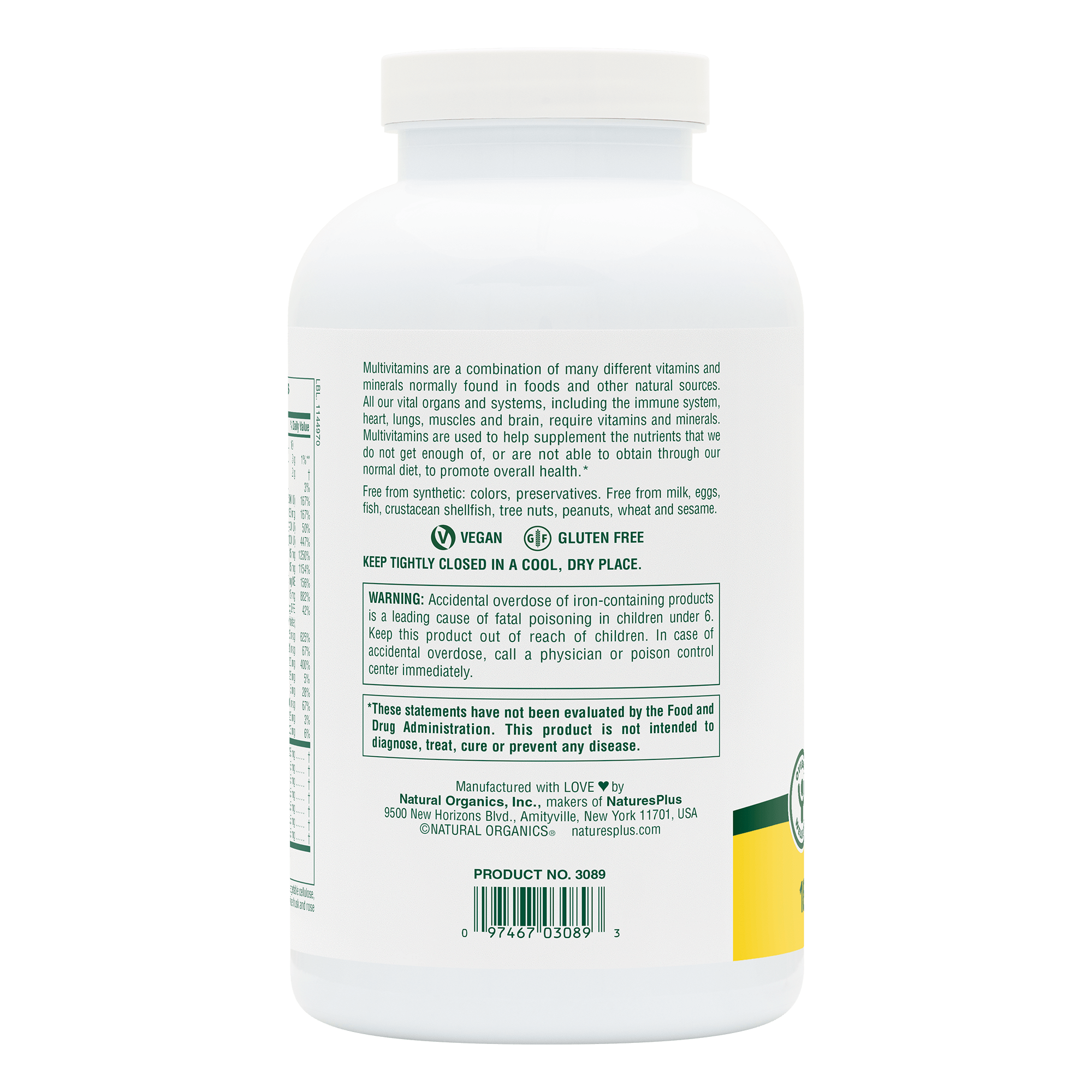 Adult's Multivitamin Chewables – Pineapple - 180 Count