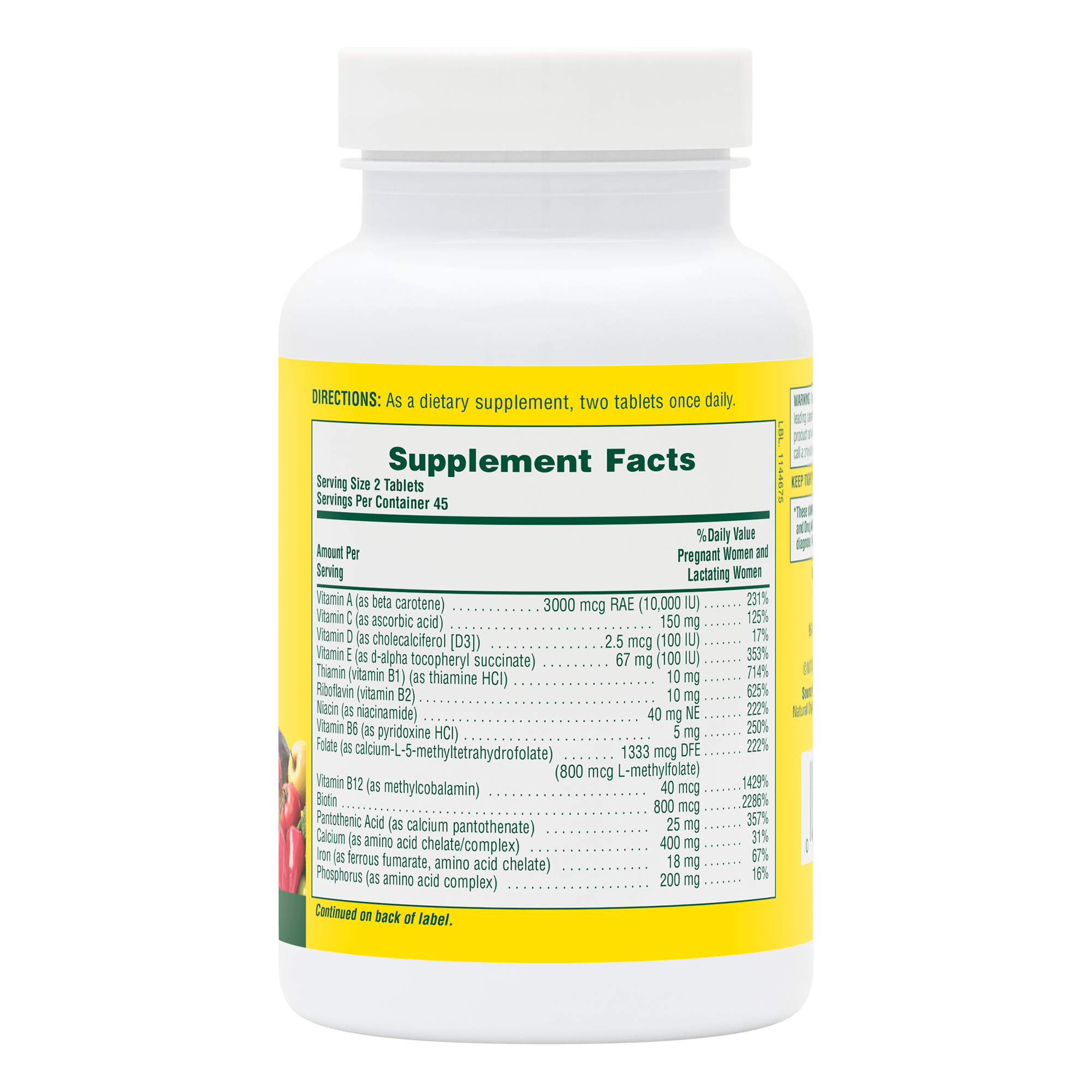 Source of Life® Prenatal Multivitamin Tablets - 90 Count