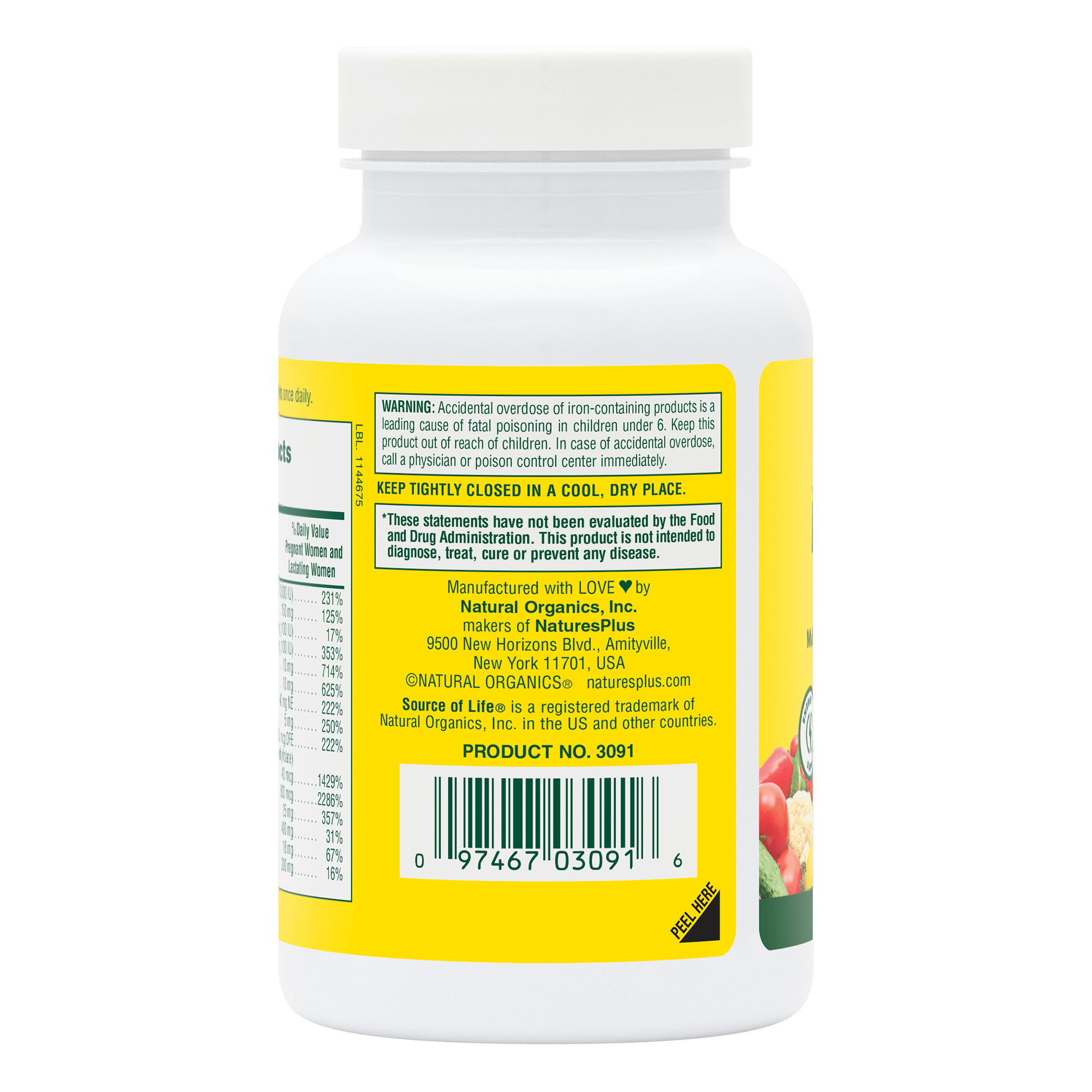 Source of Life® Prenatal Multivitamin Tablets - 90 Count