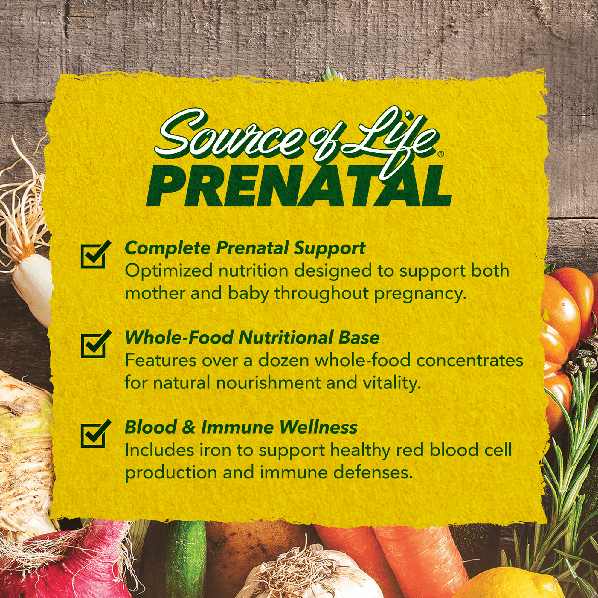 Source of Life® Prenatal Multivitamin Tablets - 90 Count