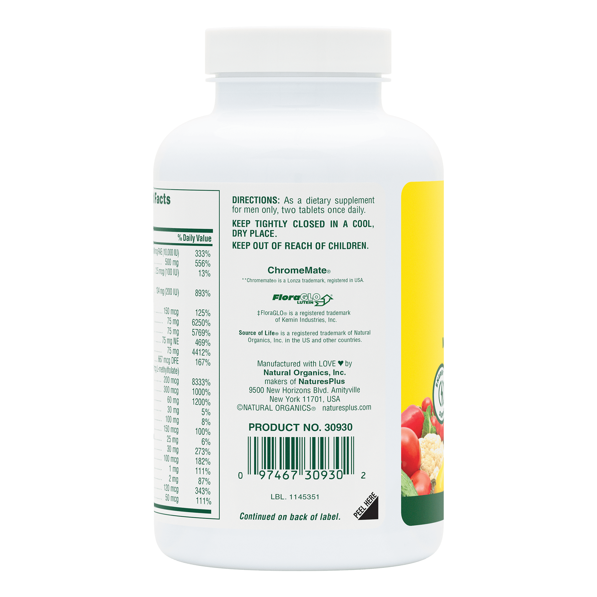 Source of Life® Men Multivitamin Tablets - 120 Count