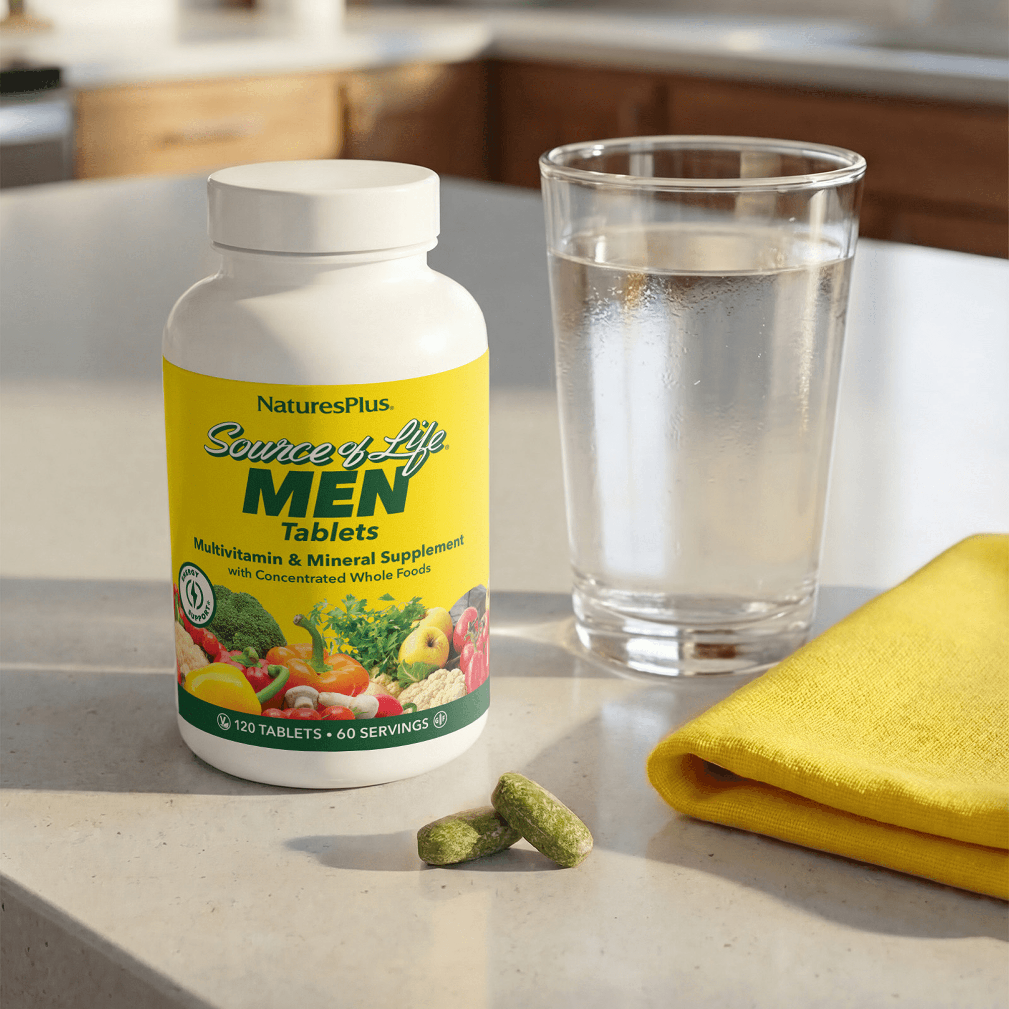 Source of Life® Men Multivitamin Tablets - 120 Count