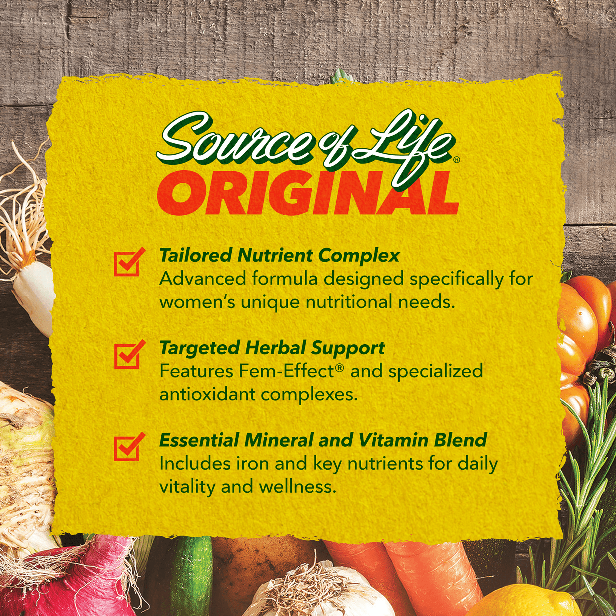 Source of Life® Women Multivitamin Tablets - 120 Count