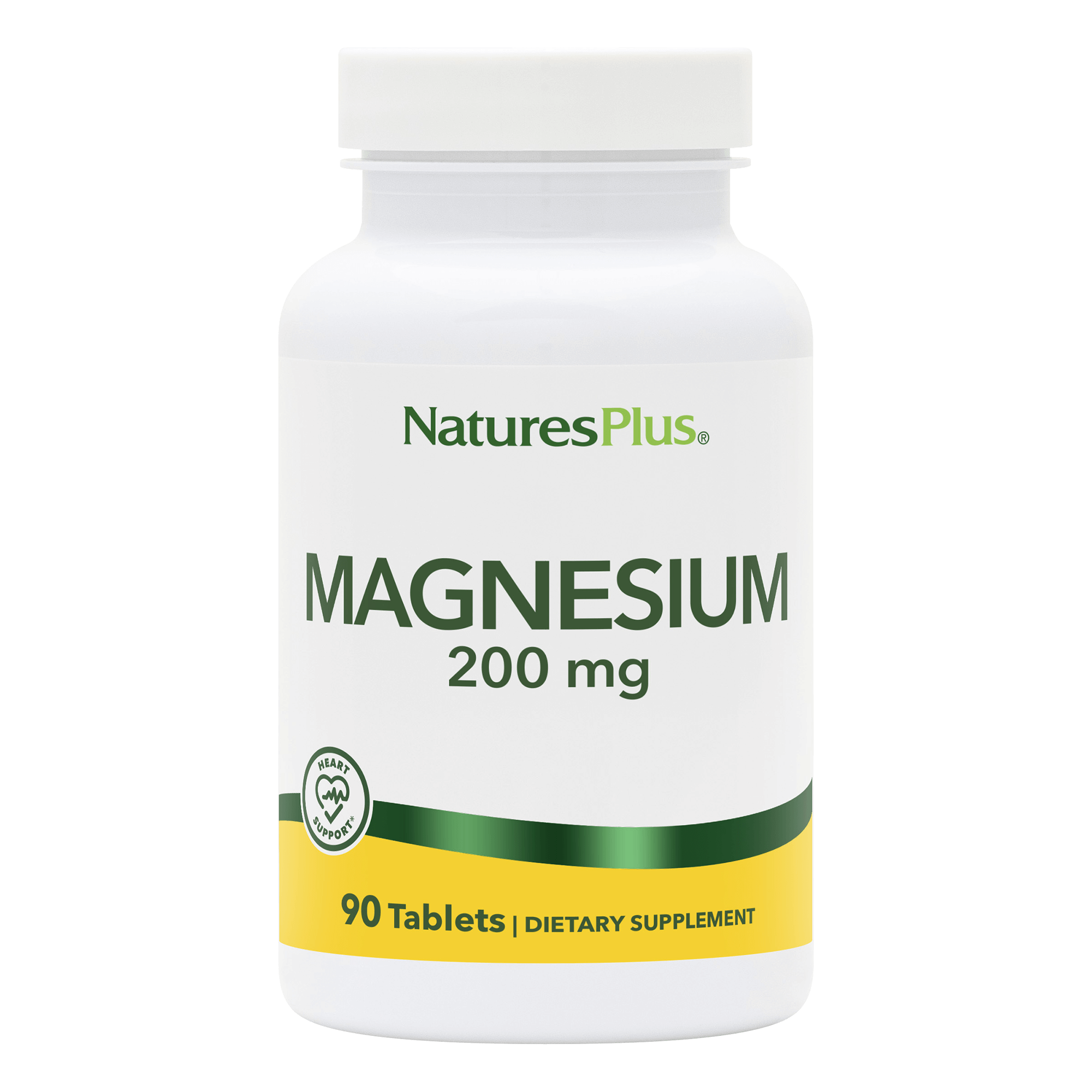 Magnesium 200 mg Tablets - 90 Count