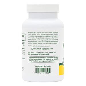 Second side product image of Magnesium 200 mg Tablets containing 90 Count