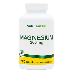 Magnesium 200 mg Tablets - 180 Count