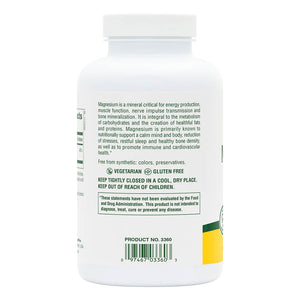Second side product image of Magnesium 200 mg Tablets containing 180 Count