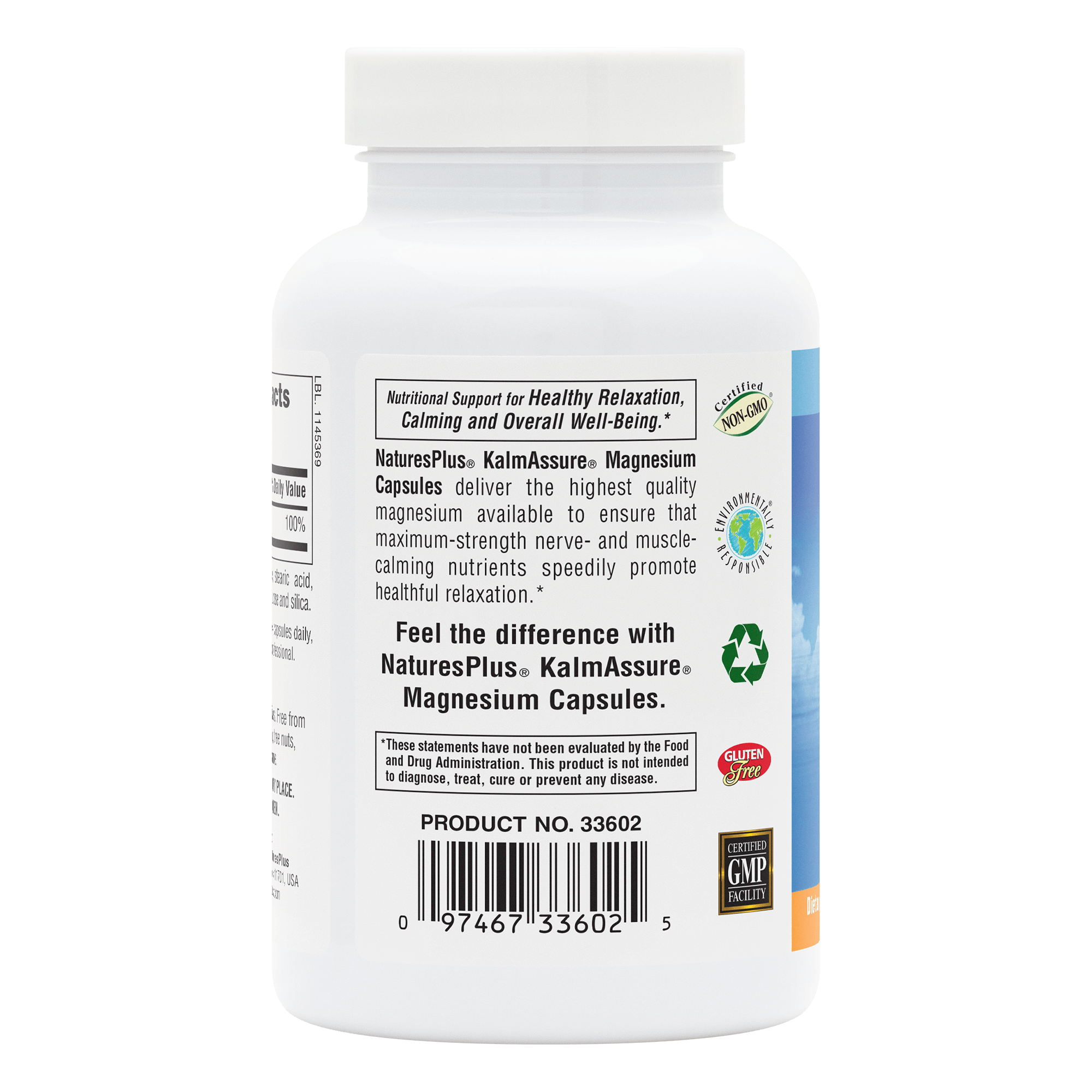 KalmAssure® Magnesium Capsules - 120 Count