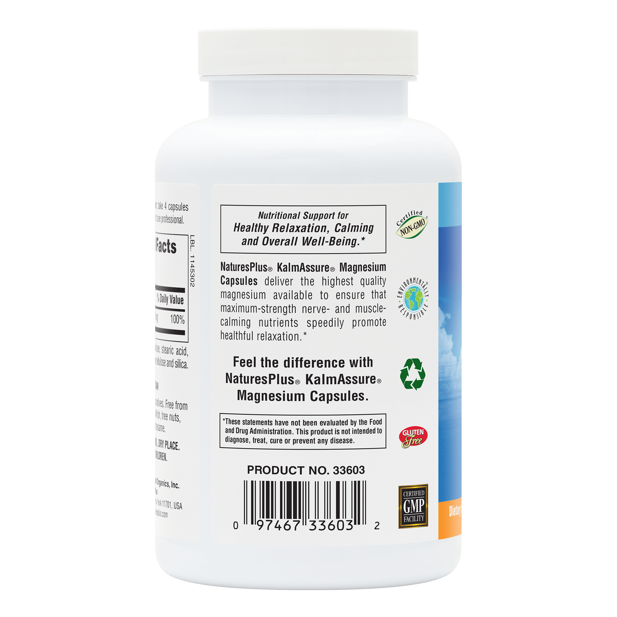 KalmAssure® Magnesium Capsules - 240 Count