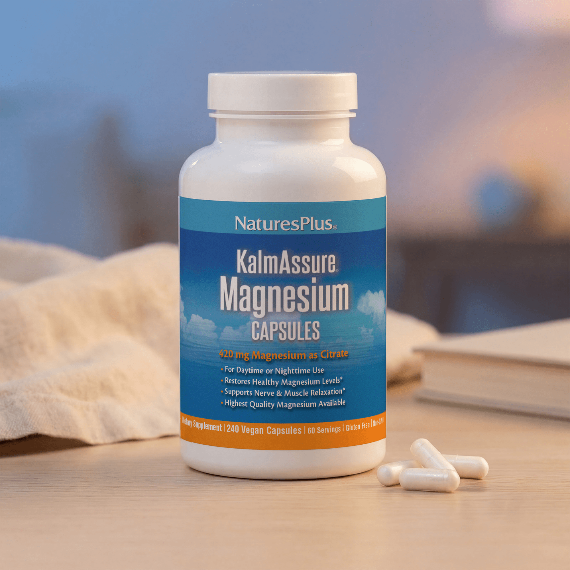 KalmAssure® Magnesium Capsules - 240 Count