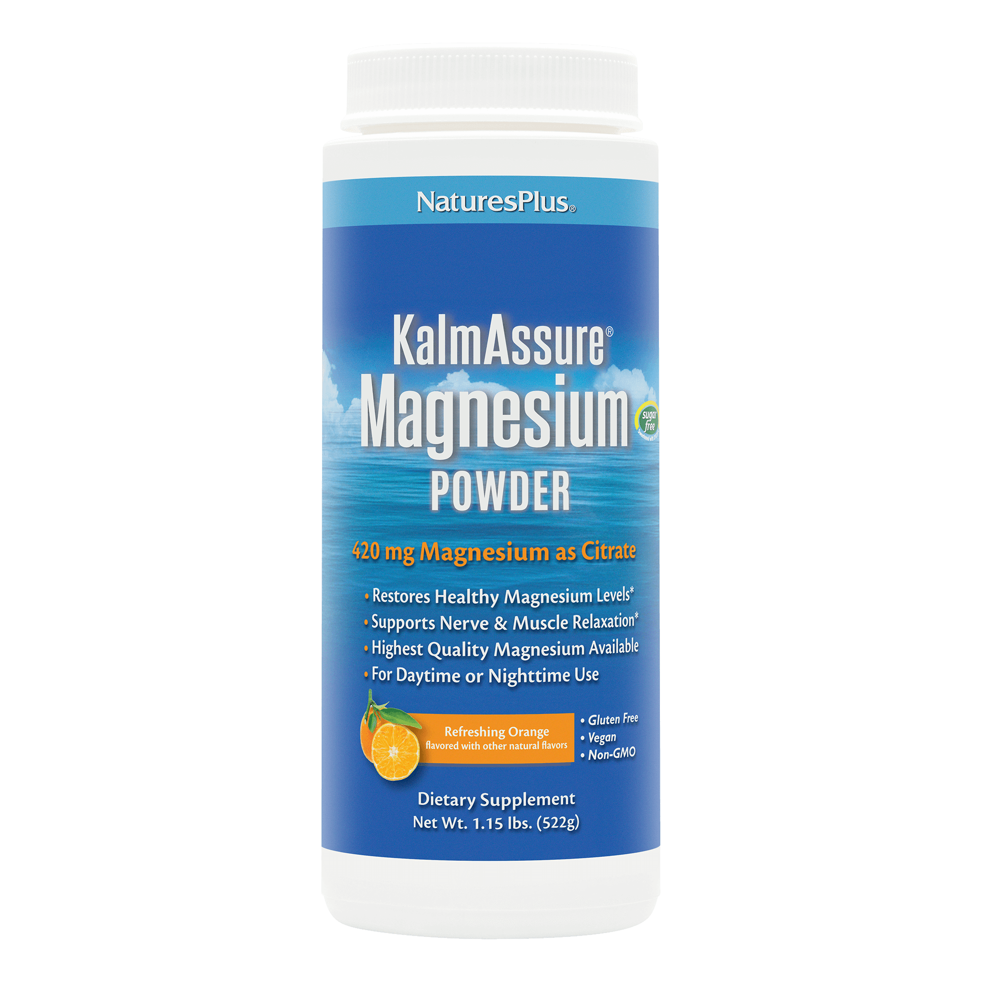 KalmAssure® Magnesium Powder - Orange - 1.15 LB