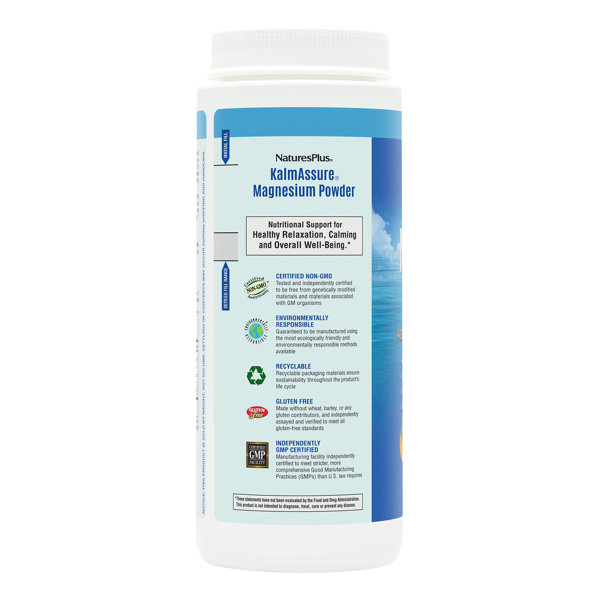 KalmAssure® Magnesium Powder - Orange - 1.15 LB