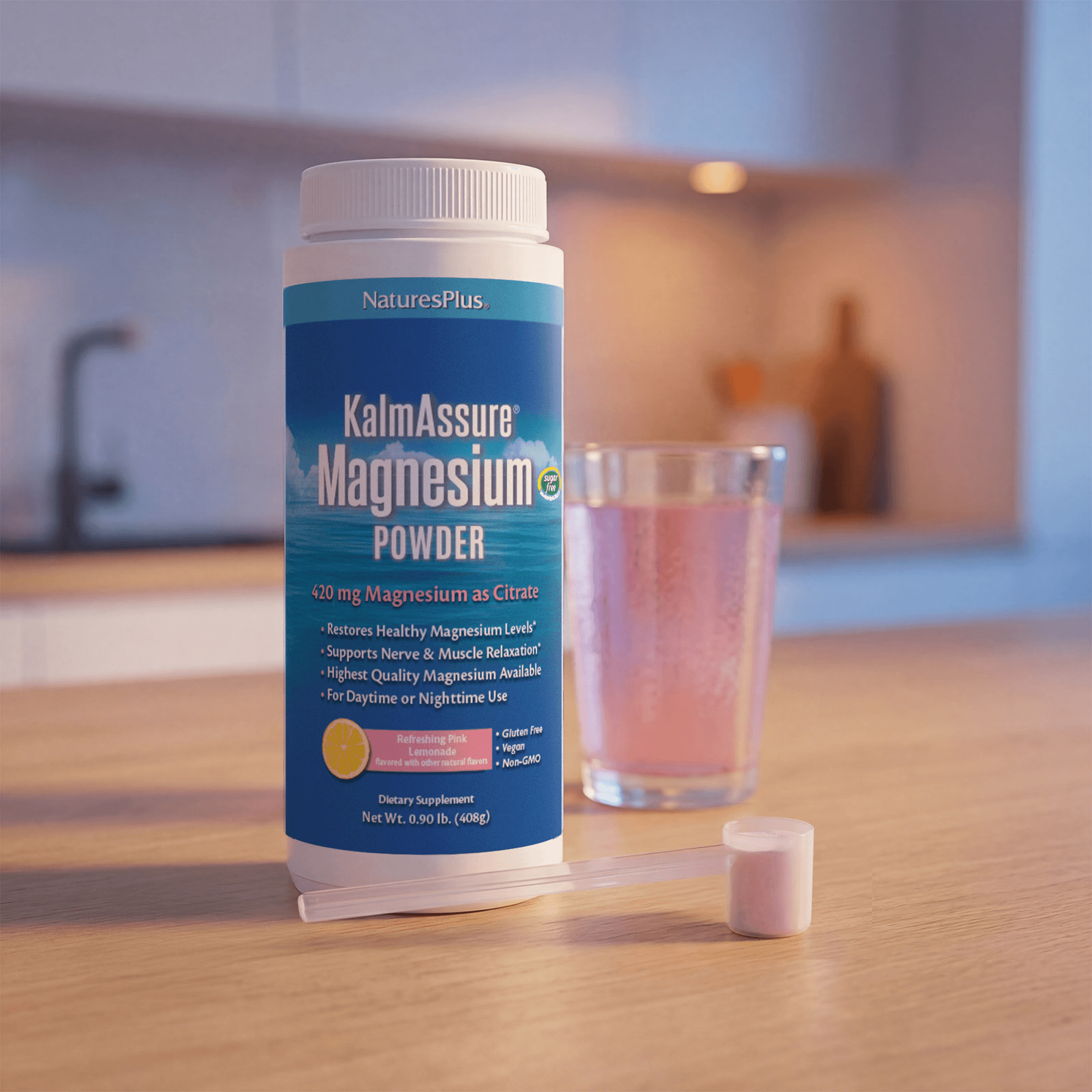 KalmAssure® Magnesium Powder - Pink Lemonade - 0.90 LB