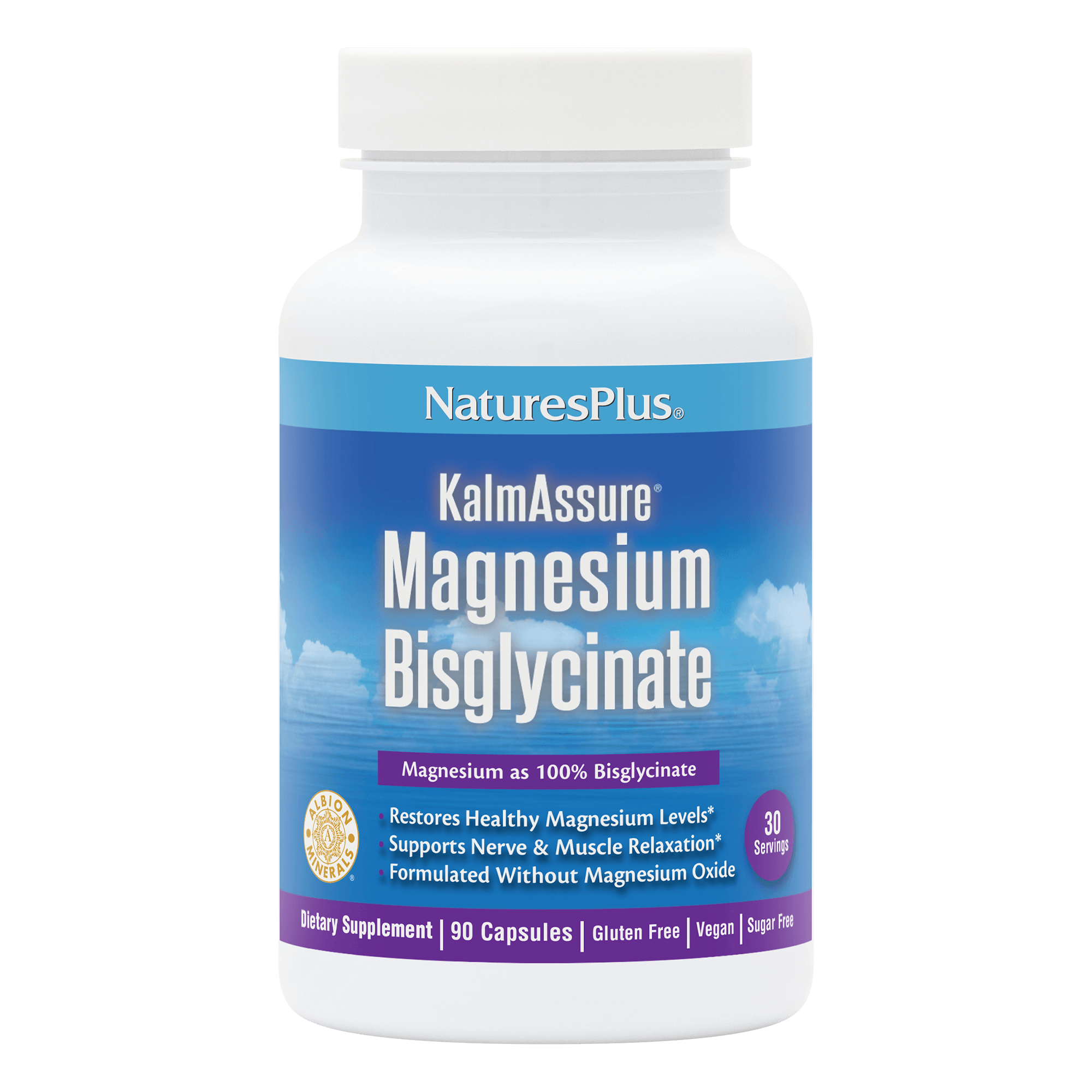 KalmAssure® Magnesium Bisglycinate Capsules - 90 Count