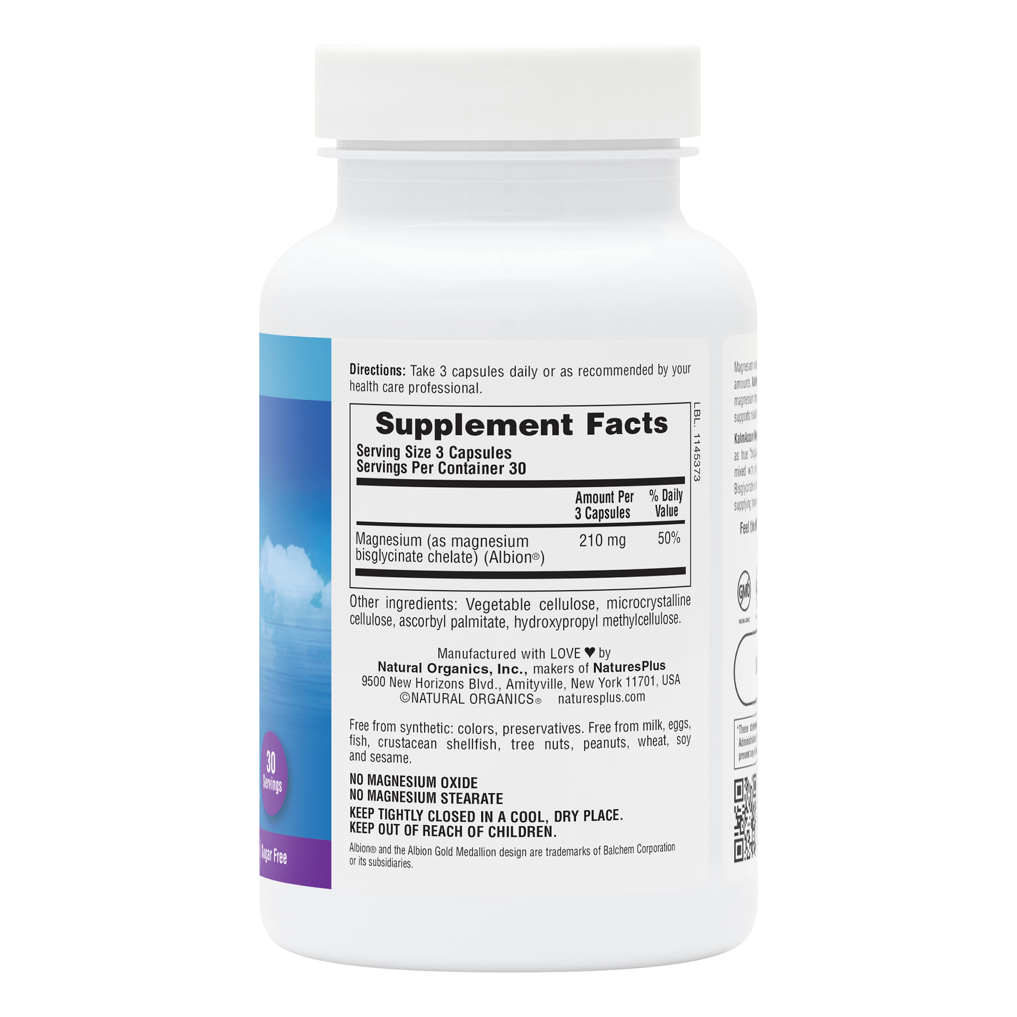 KalmAssure® Magnesium Bisglycinate Capsules - 90 Count