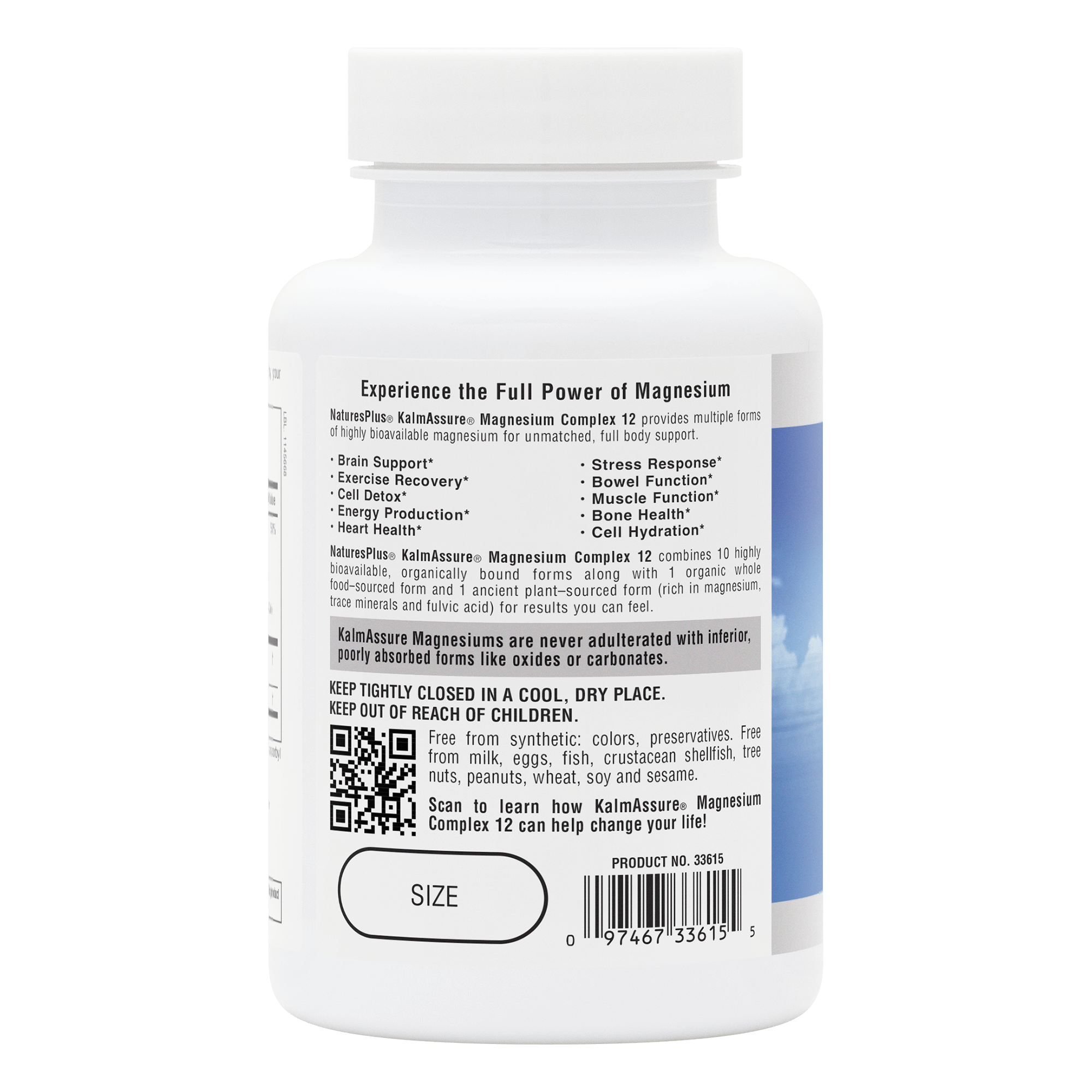 KalmAssure® Magnesium Complex 12 Tablets - 60 Count