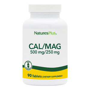 Frontal product image of Calcium/Magnesium 500 mg/250 mg Tablets containing 90 Count