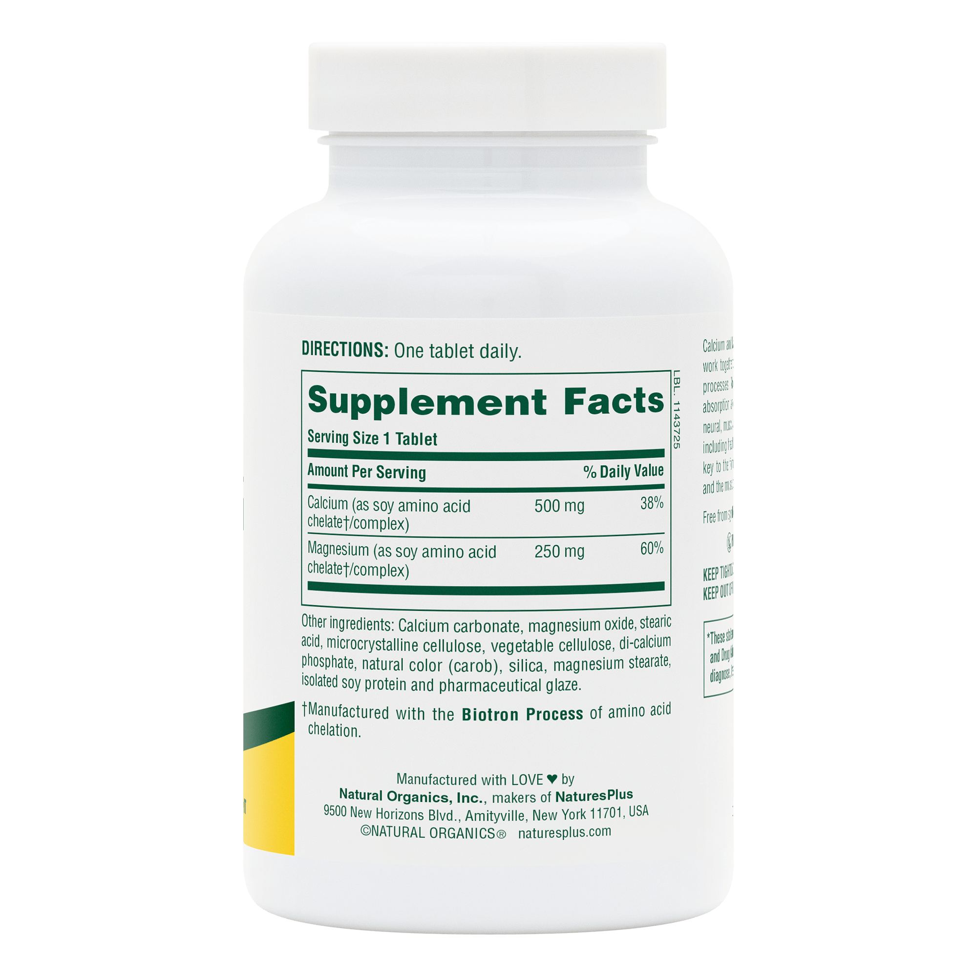 Calcium/Magnesium/Vitamin D3 with Vitamin K2 Tablets - 90 Count