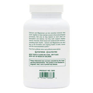 Second side product image of Calcium/Magnesium 500 mg/250 mg Tablets containing 90 Count