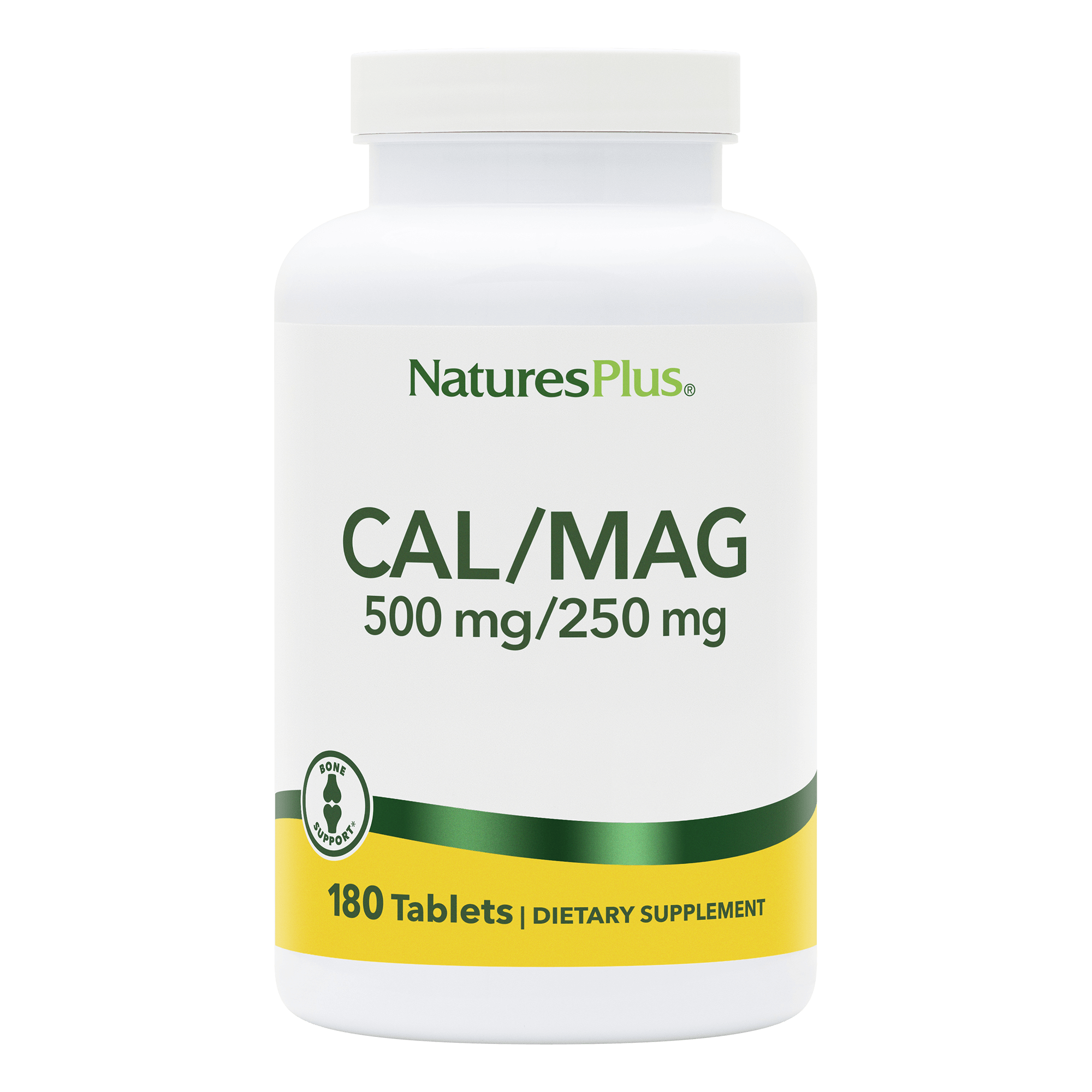 Calcium/Magnesium/Vitamin D3 with Vitamin K2 Tablets - 180 Count
