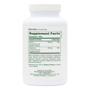 First side product image of Calcium/Magnesium 500 mg/250 mg Tablets containing 180 Count