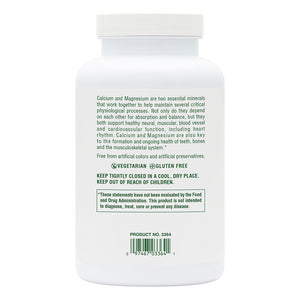 Second side product image of Calcium/Magnesium 500 mg/250 mg Tablets containing 180 Count
