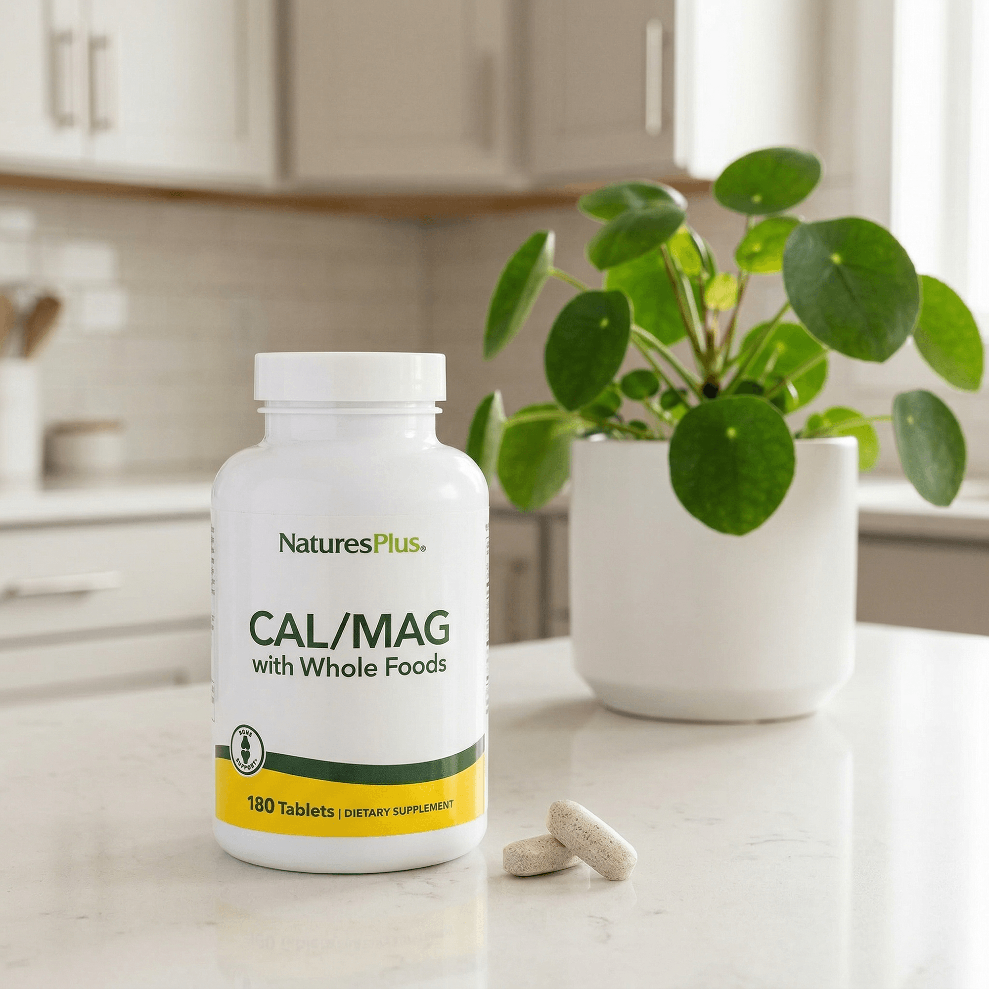 Calcium/Magnesium 500/250 mg Tablets - 180 Count