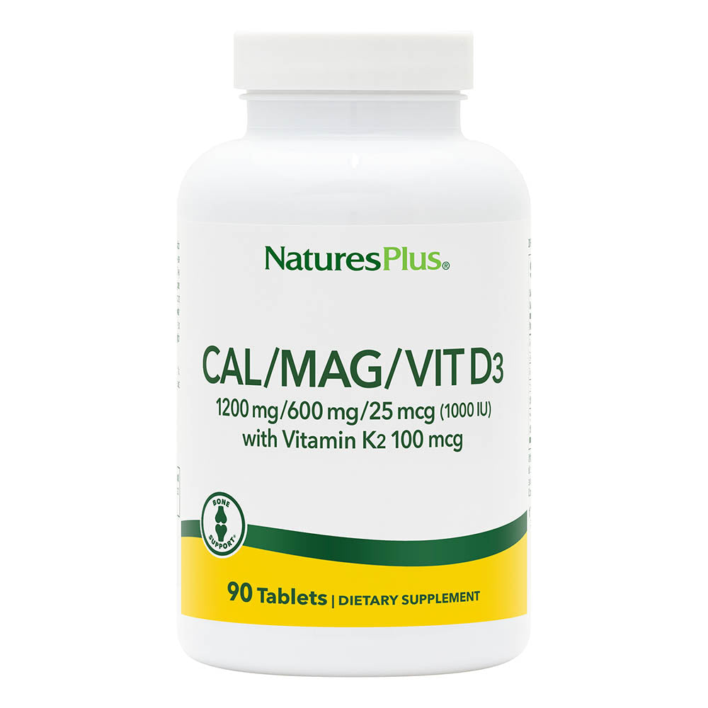 product image of Calcium/Magnesium/Vitamin D3 with Vitamin K2 Tablets containing 90 Count