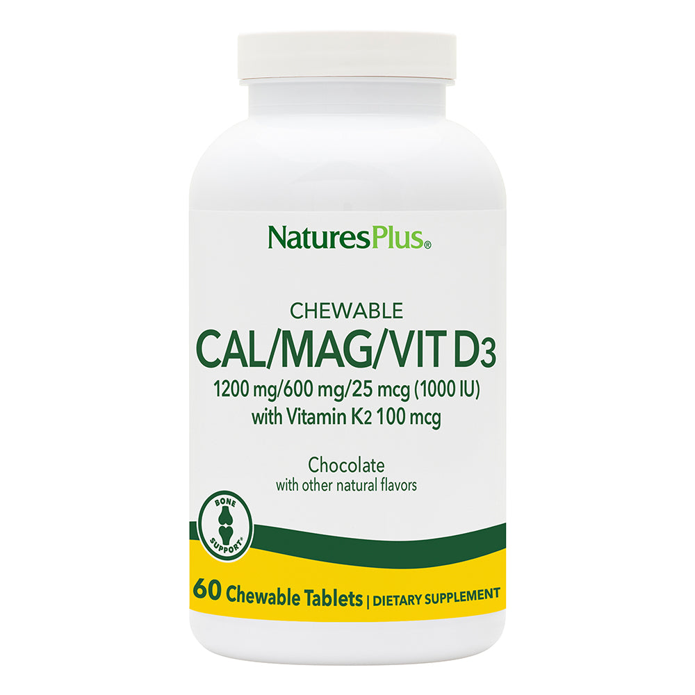 Calcium/Magnesium/Vitamin D3 with Vitamin K2 Chewables - Chocolate