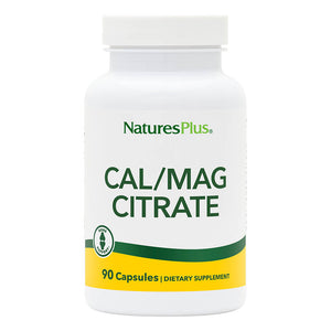 Frontal product image of Calcium/Magnesium Citrate Capsules containing 90 Count