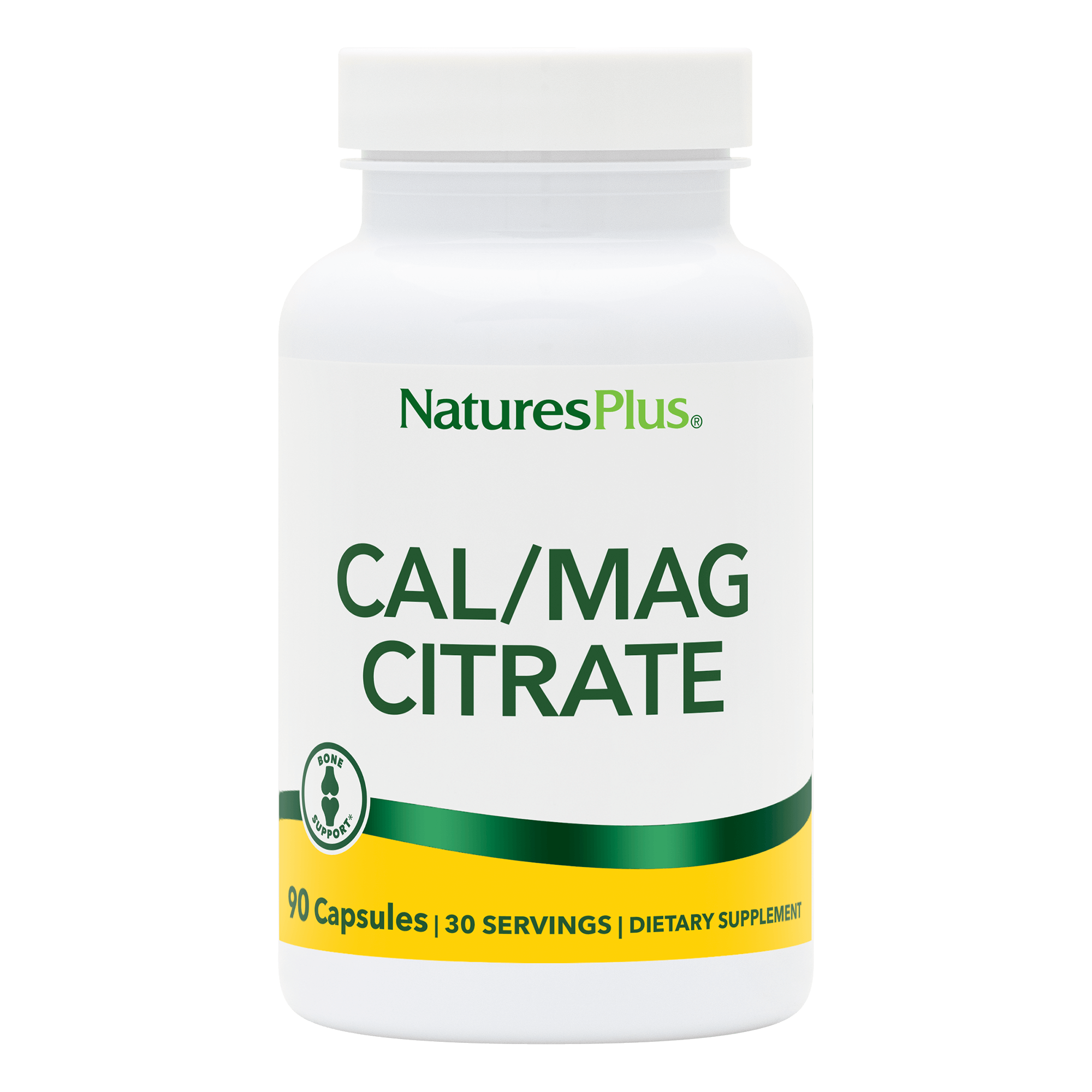 Calcium/Magnesium Citrate Capsules - 90 Count