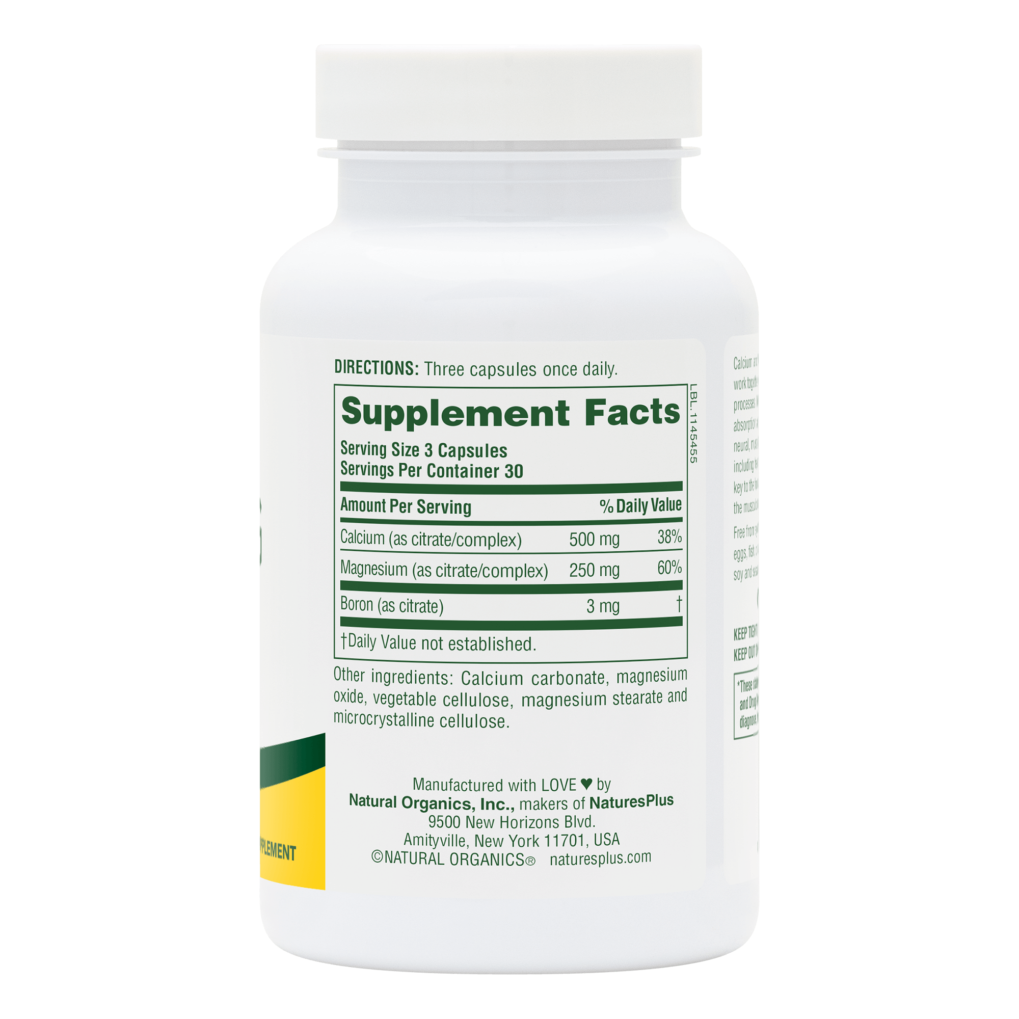 Calcium/Magnesium Citrate Capsules - 90 Count