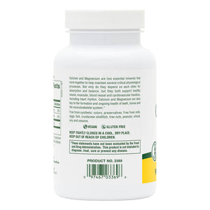 Second side product image of Calcium/Magnesium Citrate Capsules containing 90 Count