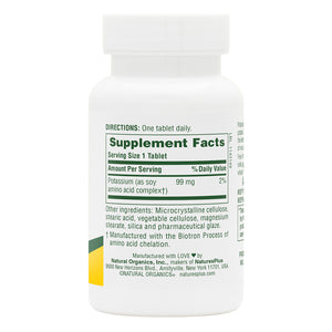 First side product image of Potassium 99 mg Tablets containing 90 Count