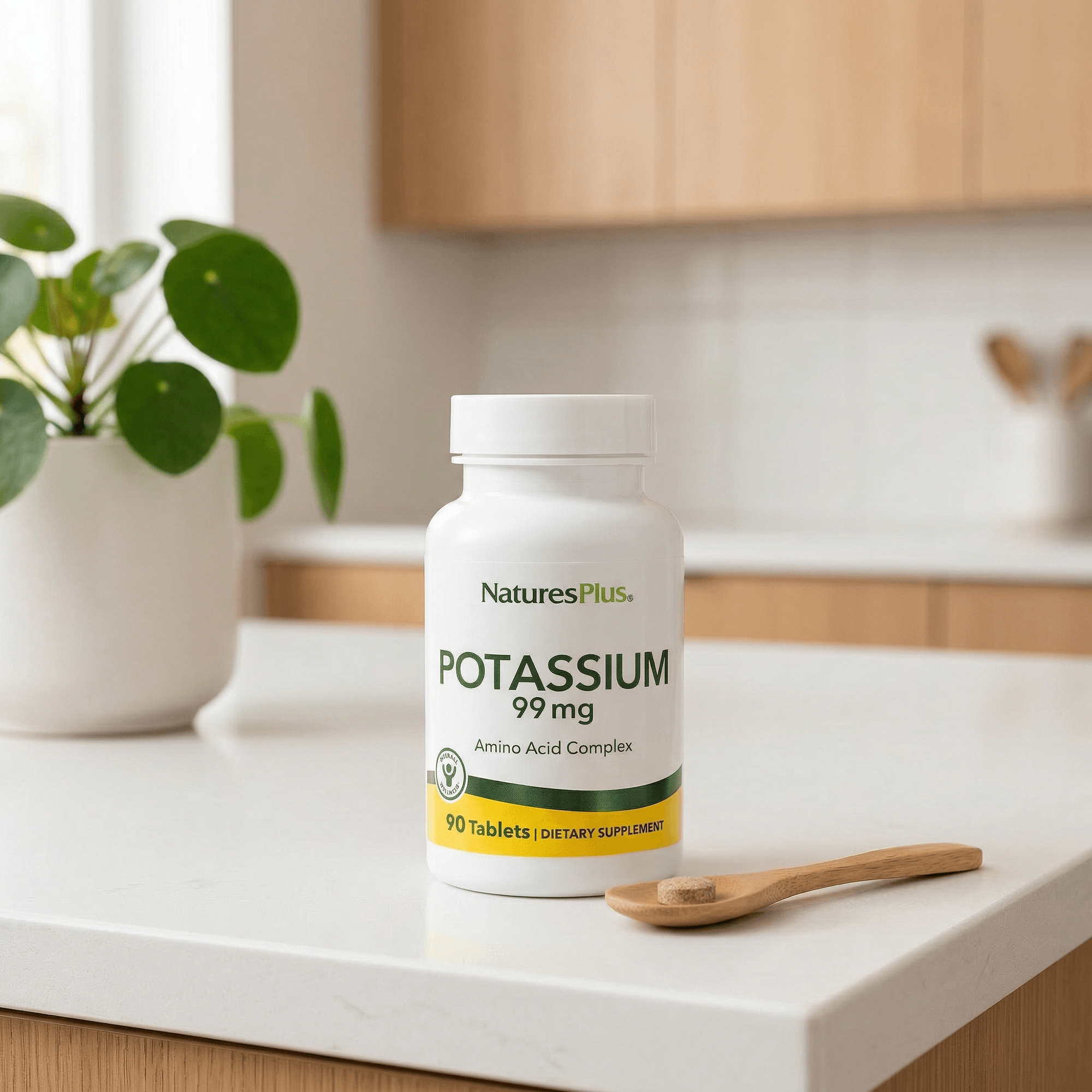 Potassium 99 mg Tablets - 90 Count