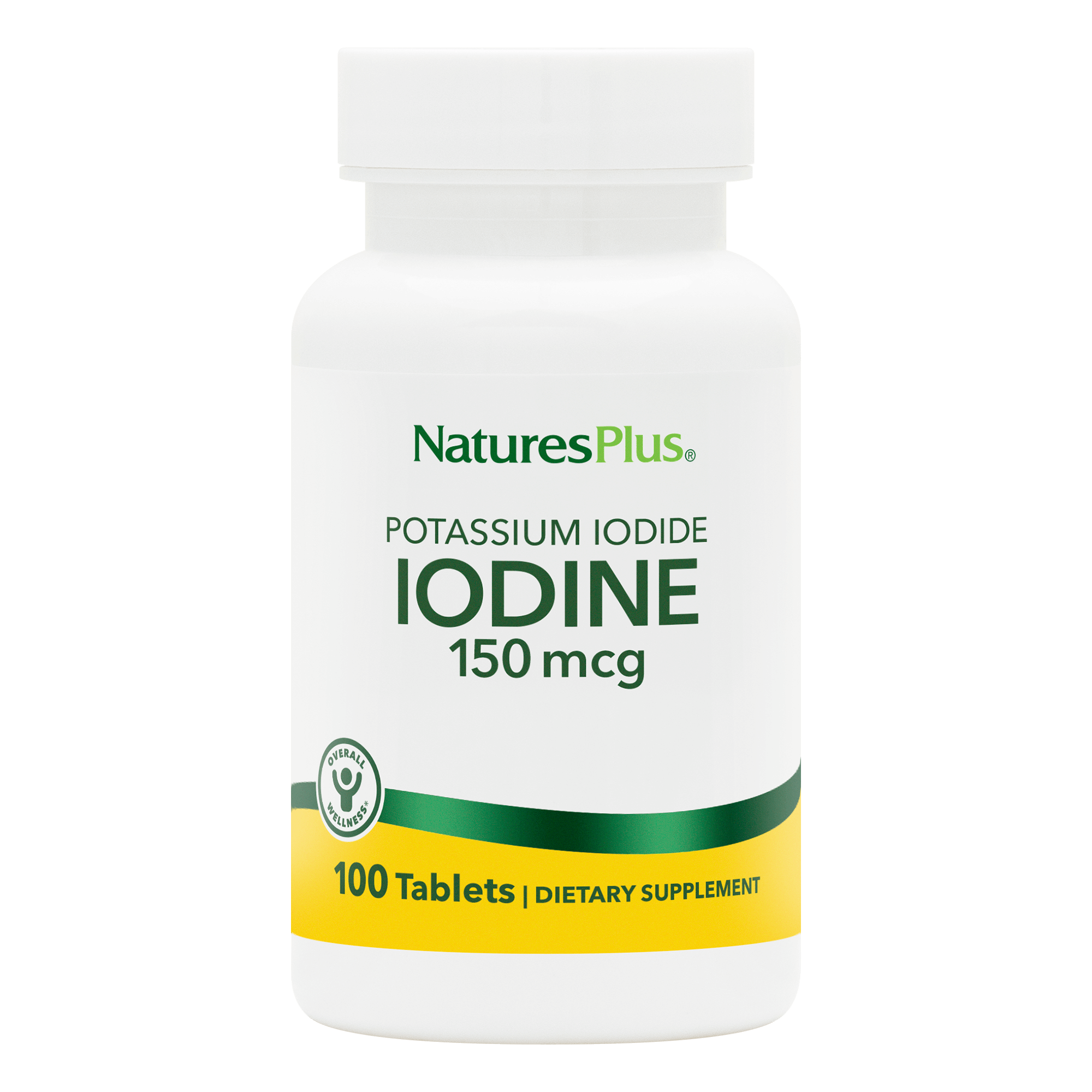 Potassium Iodide 150 mcg Iodine Tablets - 100 Count