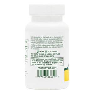 Second side product image of Potassium Iodide 150 mcg Iodine Tablets containing 100 Count