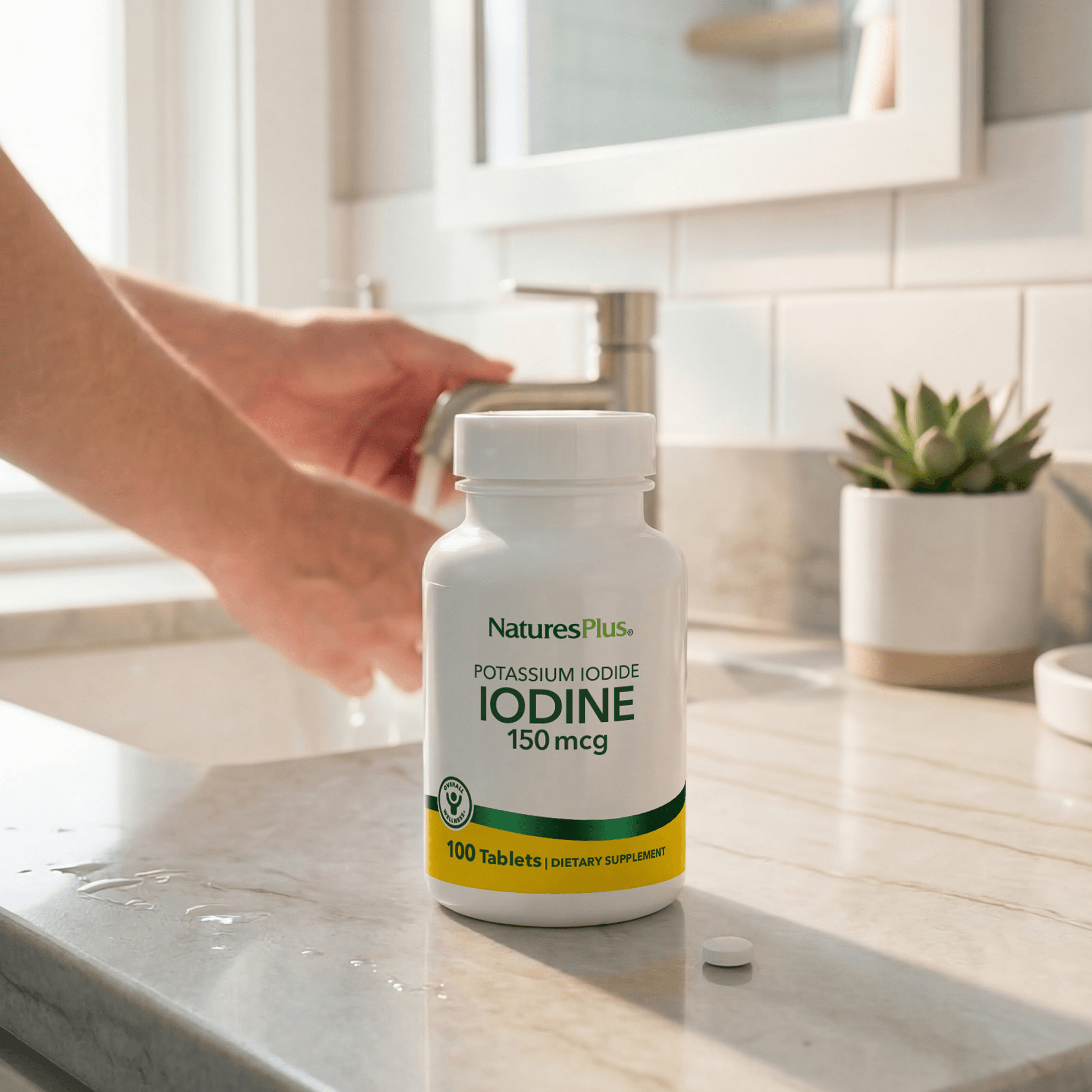 Potassium Iodide 150 mcg Iodine Tablets - 100 Count