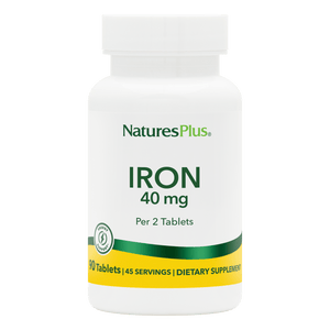Iron 40 mg Tablets - 90 Count