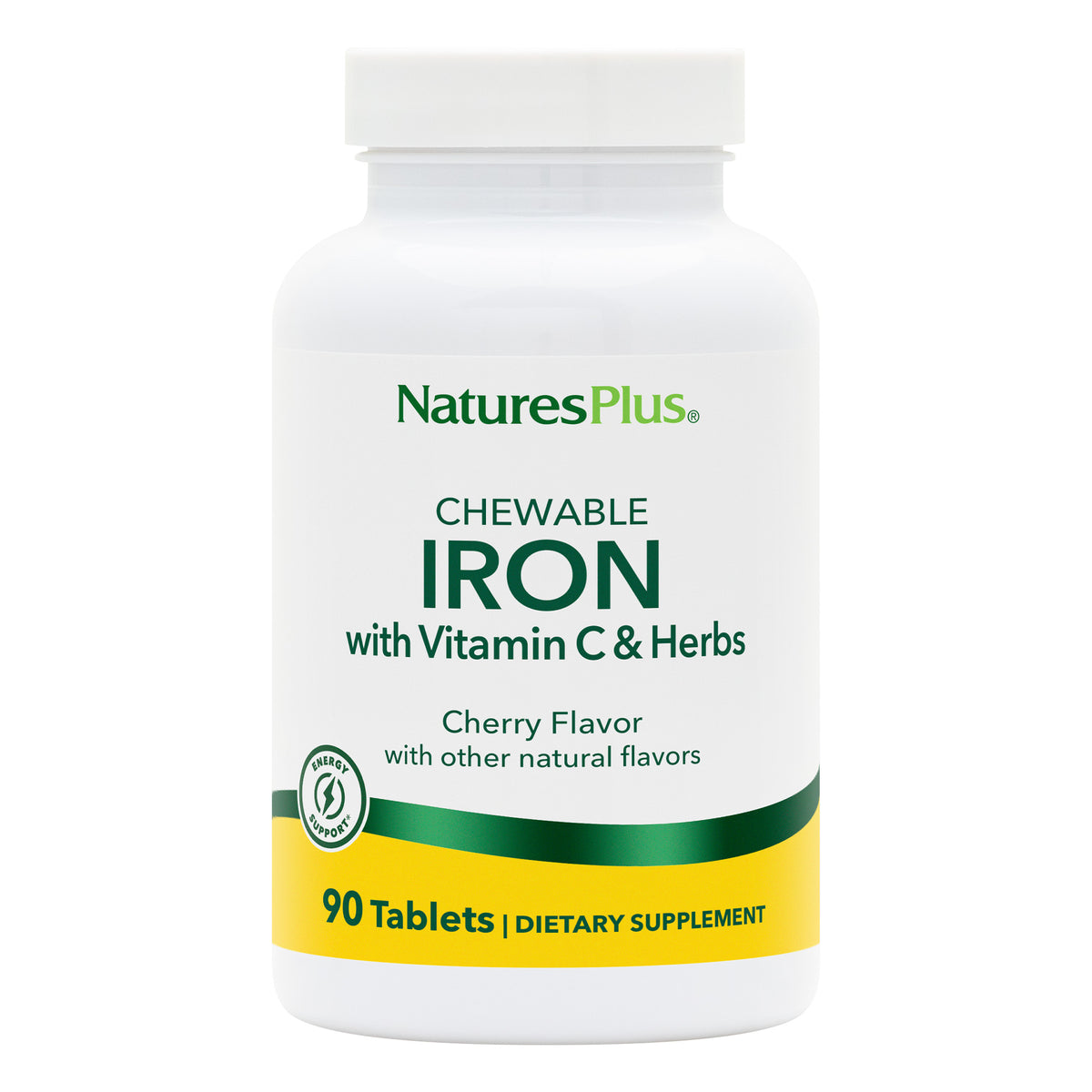 product image of Chewable Iron with Vitamin C & Herbs containing 90 Count