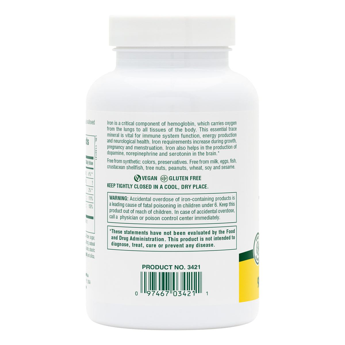 product image of Chewable Iron with Vitamin C & Herbs containing 90 Count