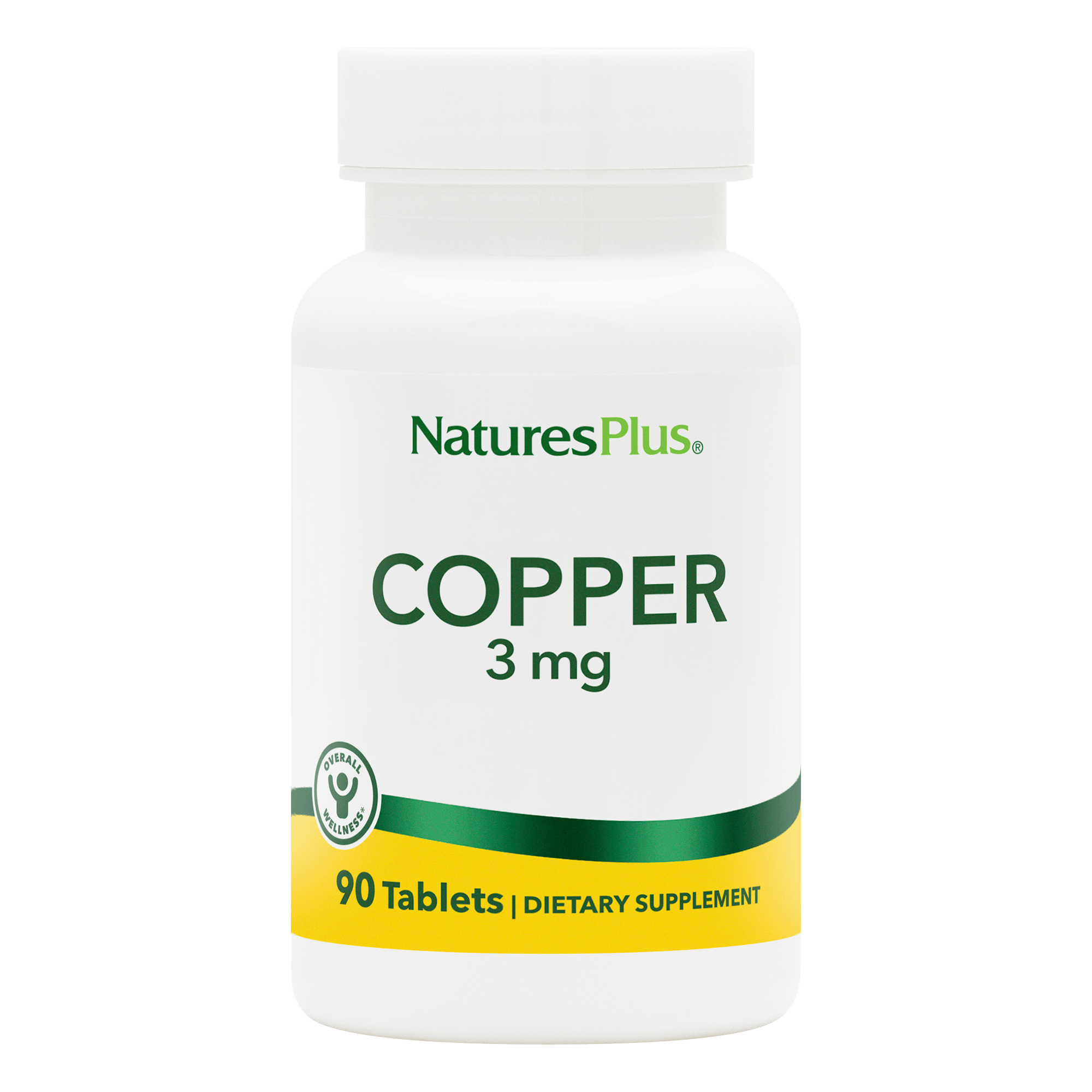 Copper 3 mg Tablets - 90 Count