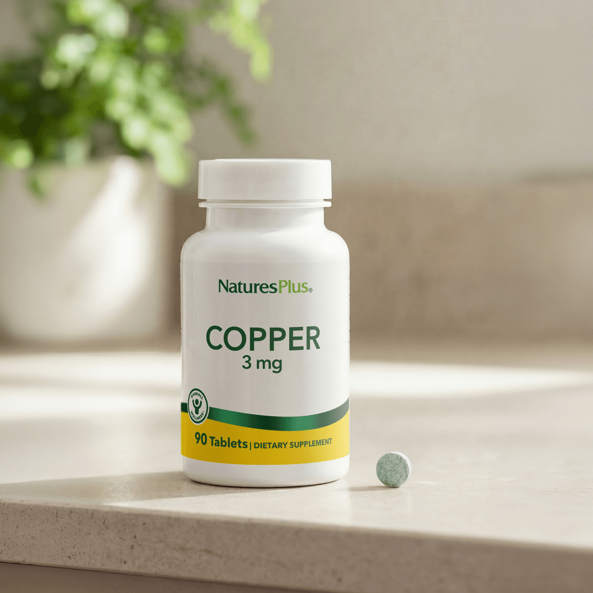 Copper 3 mg Tablets - 90 Count