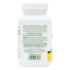 Second side product image of Trace-Mins® Multi-Trace Minerals Tablets containing 180 Count