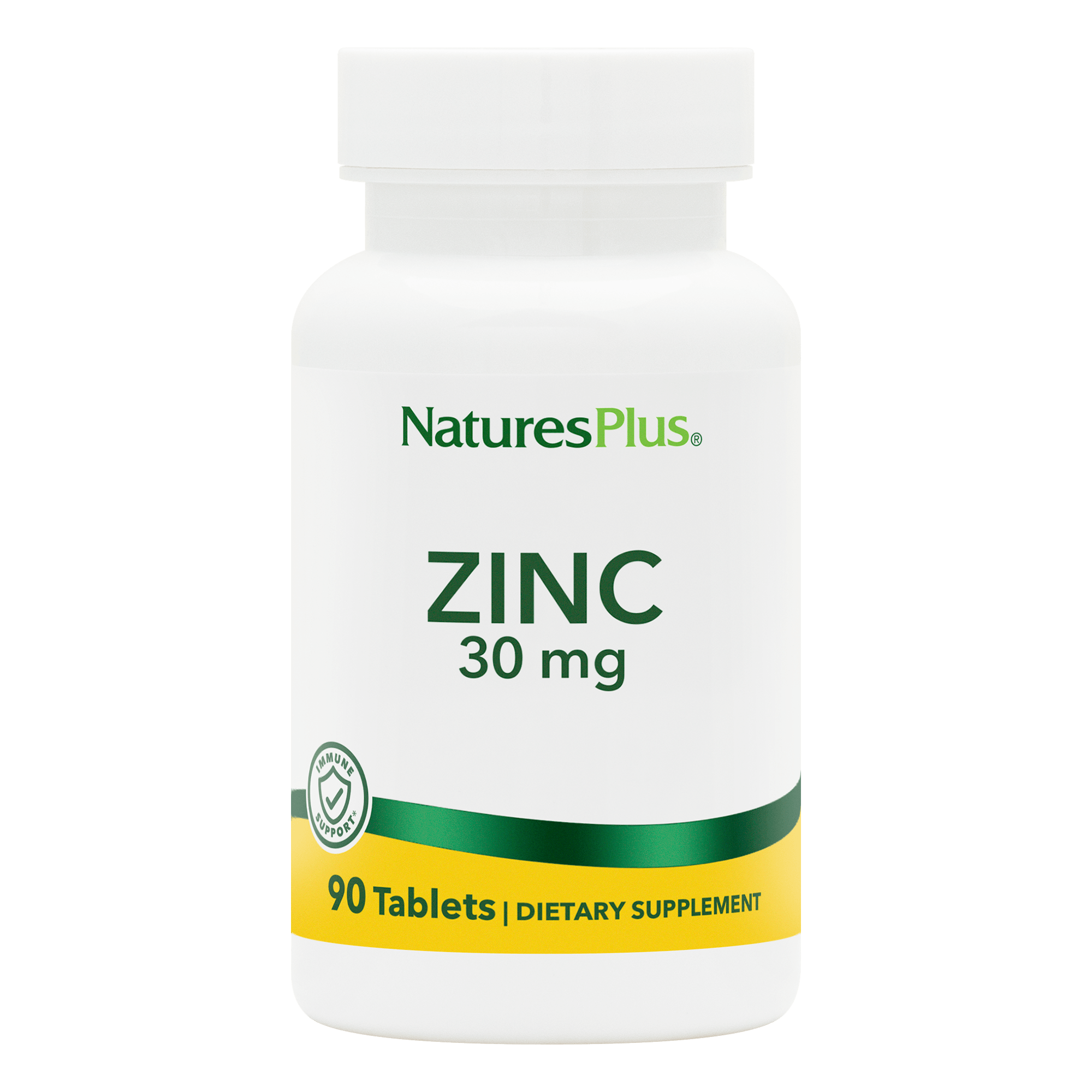 Zinc 30 mg Tablets - 90 Count
