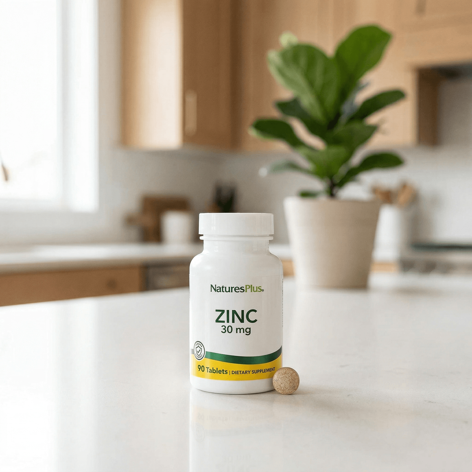 Zinc 30 mg Tablets - 90 Count