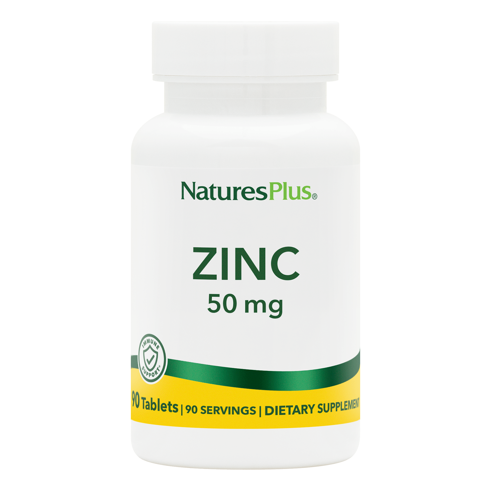 Zinc 50 mg Tablets - 90 Count